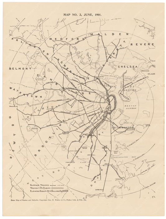 BERy Newspaper Brochure Map 02: The System, June 1901