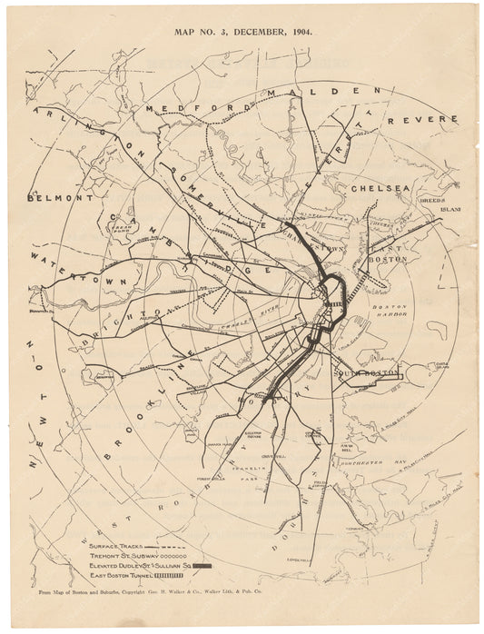 BERy Newspaper Brochure Map 03: The System, December 1904