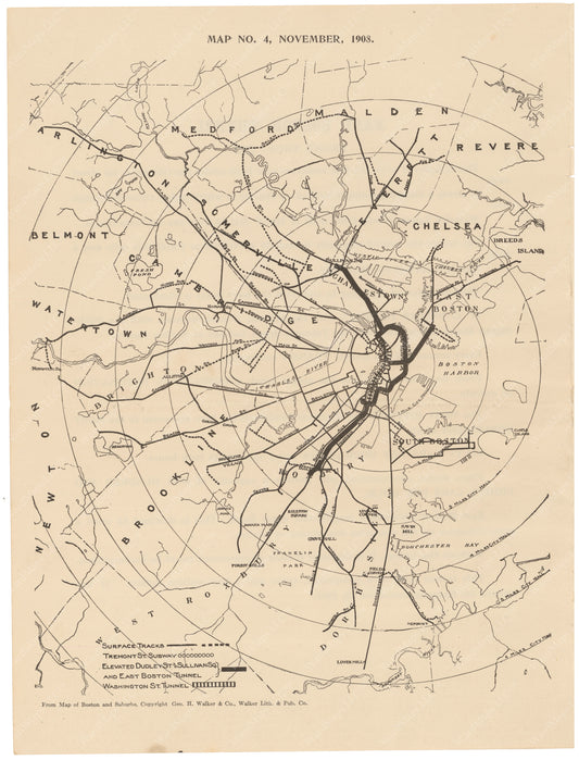 BERy Newspaper Brochure Map 04: The System, November 1908