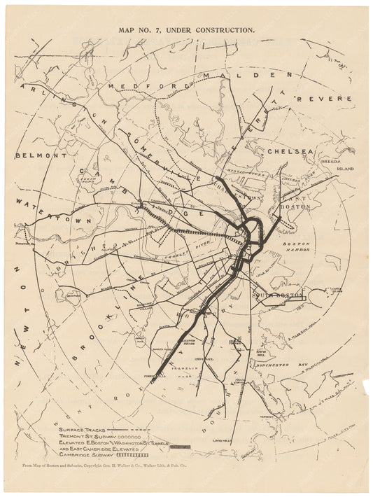 BERy Newspaper Brochure Map 07: Lines Under Construction 1910
