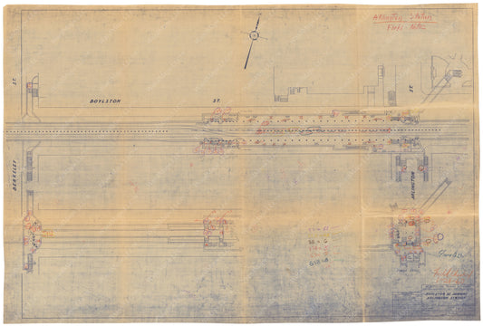 Arlington Station Plan 1949/60