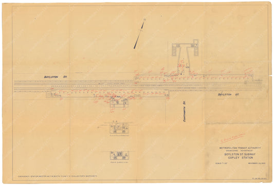 Copley Station Plan 1958
