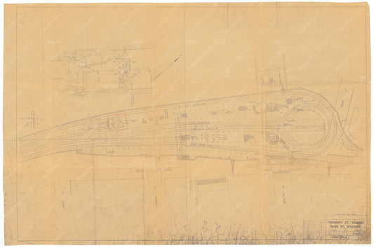 Park Street Station Plan 1948