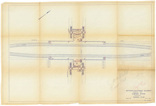 Symphony Station Plan 1960