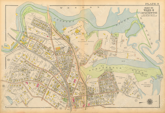 Newton, Massachusetts 1917 Plate 09