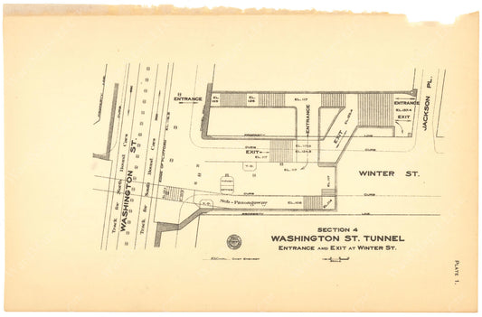 BTC Annual Report 12, 1906 Plate 01: Winter Station Entrance