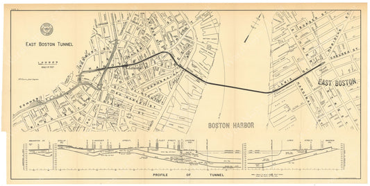 BTC Annual Report 06, 1900 Plate 01: East Boston Tunnel