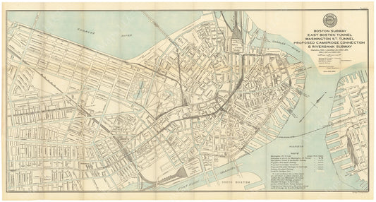 BTC Annual Report 15, 1909 Plate 01: Downtown Transit Map