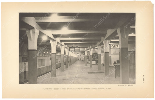 BTC Annual Report 15, 1909 Plate 02: Essex Station Platform