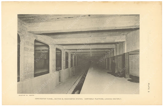 BTC Annual Report 20, 1914 Plate 02: Washington Station Northbound Platform