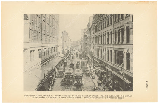 BTC Annual Report 19, 1913 Plate 05: Summer Street Traffic