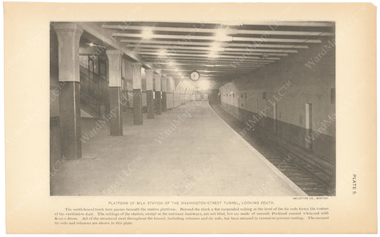 BTC Annual Report 15, 1909 Plate 05: Milk Station Platform