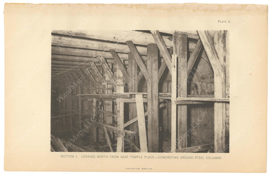 BTC Annual Report 12, 1906 Plate 06: Washington Street Tunnel Columns