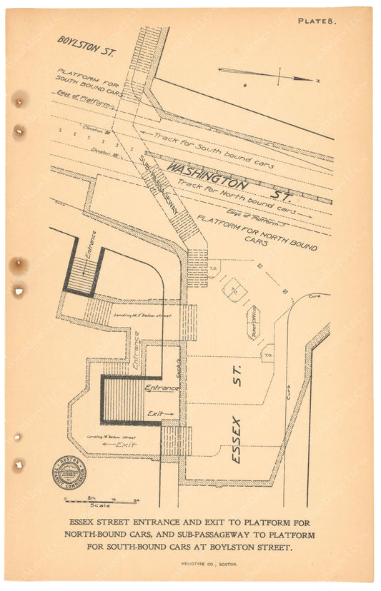 BTC Annual Report 11, 1905 Plate 08: Essex Station Entrance