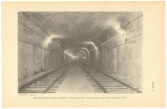 BTC Annual Report 20, 1914 Plate 08: Boylston Street Subway