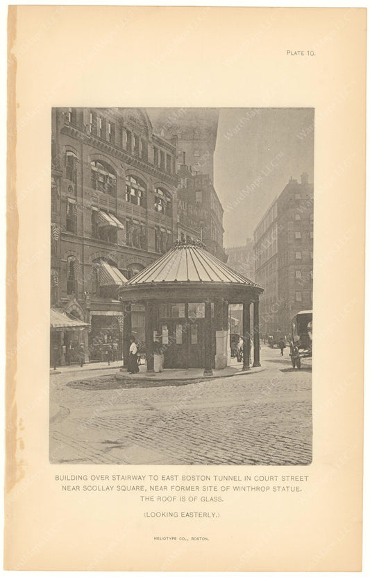 BTC Annual Report 10, 1904 Plate 10: Court Street Station Head House