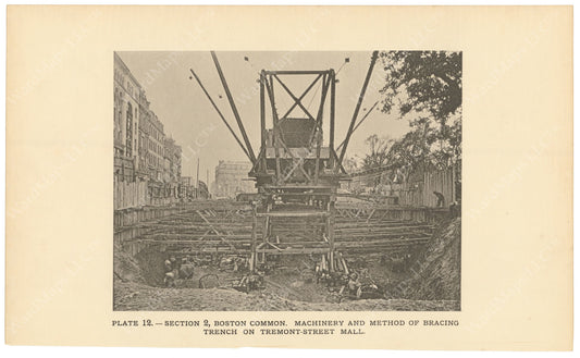 BTC Annual Report 02, 1896 Plate 12: Machinery at Tremont Street Mall