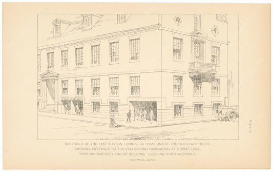 BTC Annual Report 09, 1903 Plate 12: Old State House Alterations