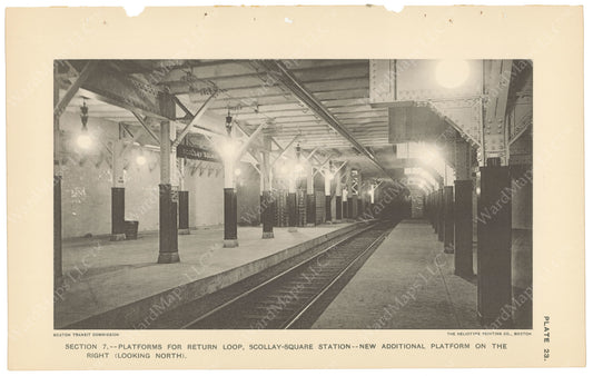 BTC Annual Report 04, 1898 Plate 23: Scollay Square Station