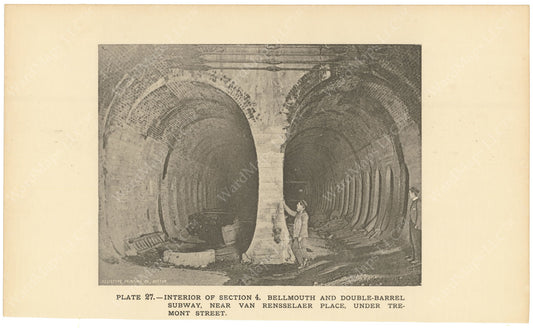 BTC Annual Report 02, 1896 Plate 27: Bellmouths Near Van Rensselaer Place