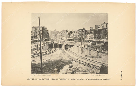 BTC Annual Report 03, 1897 Plate 01: Pleasant Street Incline