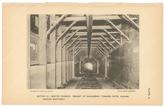 BTC Annual Report 03, 1897 Plate 04: Subway Descent Looking South