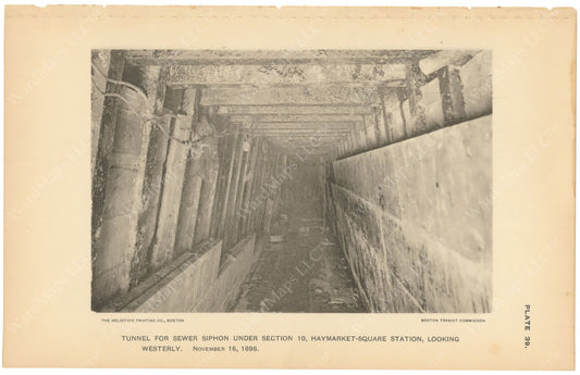 BTC Annual Report 03, 1897 Plate 39: Tunnel For Sewer