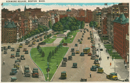Kenmore Square, Boston, Massachusetts Circa 1940