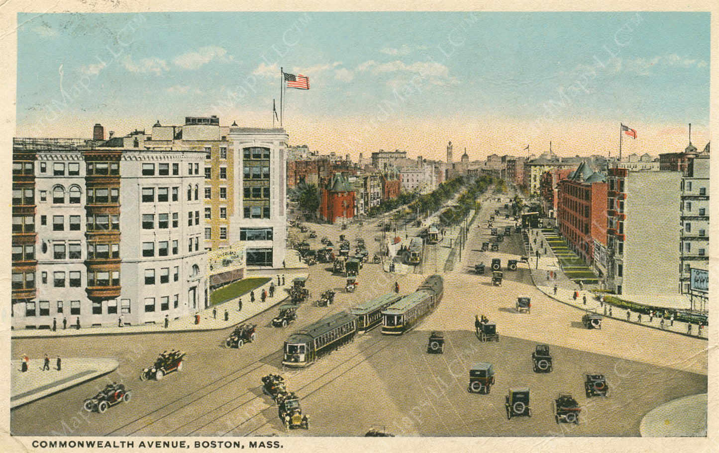Kenmore Square, Boston, Massachusetts Circa 1930