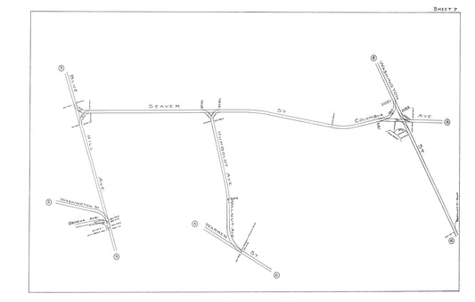 Boston Elevated Railway Co. Track Plans 1915 Plate 07: Roxbury