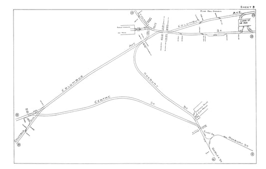 Boston Elevated Railway Co. Track Plans 1915 Plates 09: Roxbury