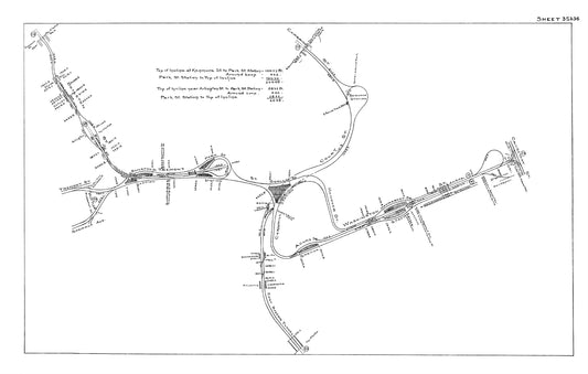Boston Elevated Railway Co. Track Plans 1915 Plates 35-36: Boston - Subways