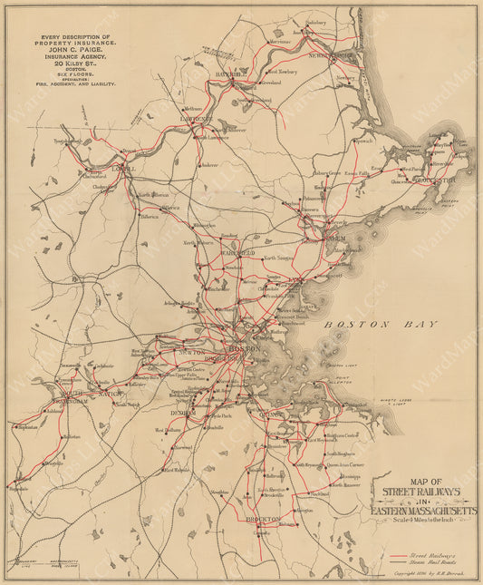 Street Railways of Eastern Massachusetts 1896