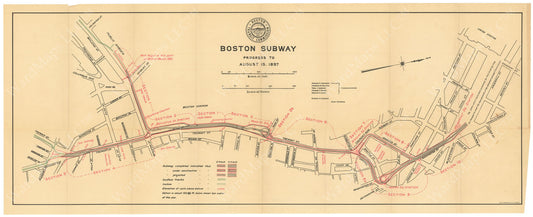 BTC Annual Report 03, 1897: Boston Subway Progress to August 15, 1897