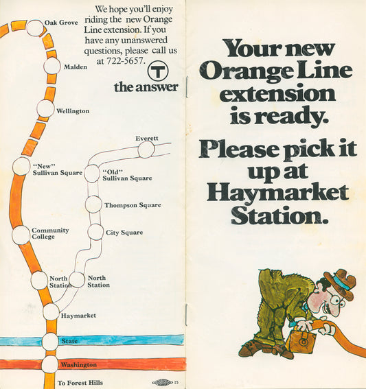 Haymarket-North Extension Brochure (Side A) Circa 1975