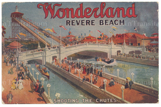 Wonderland "Shooting the Chutes", Revere Beach, Massachusetts